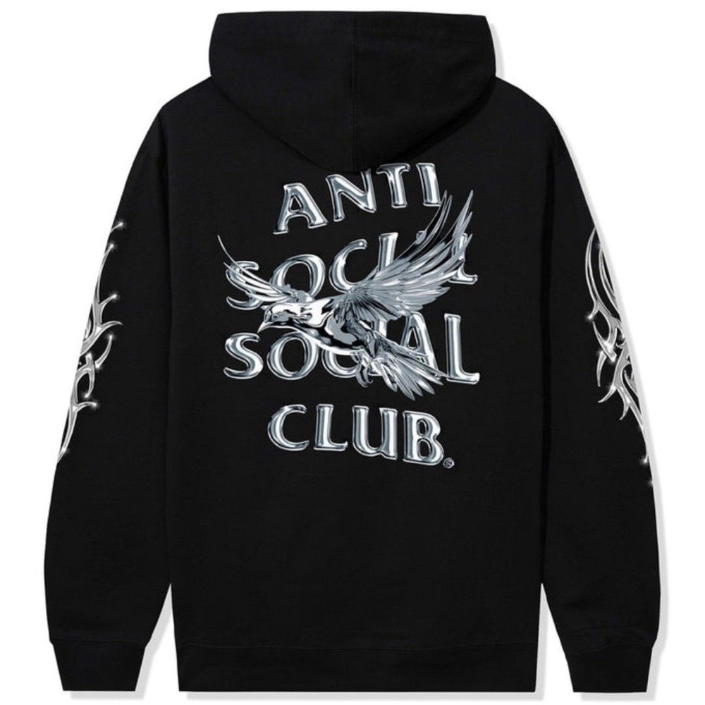 Anti Social Social Club ASSC Frantically Melting Hoodie - Black